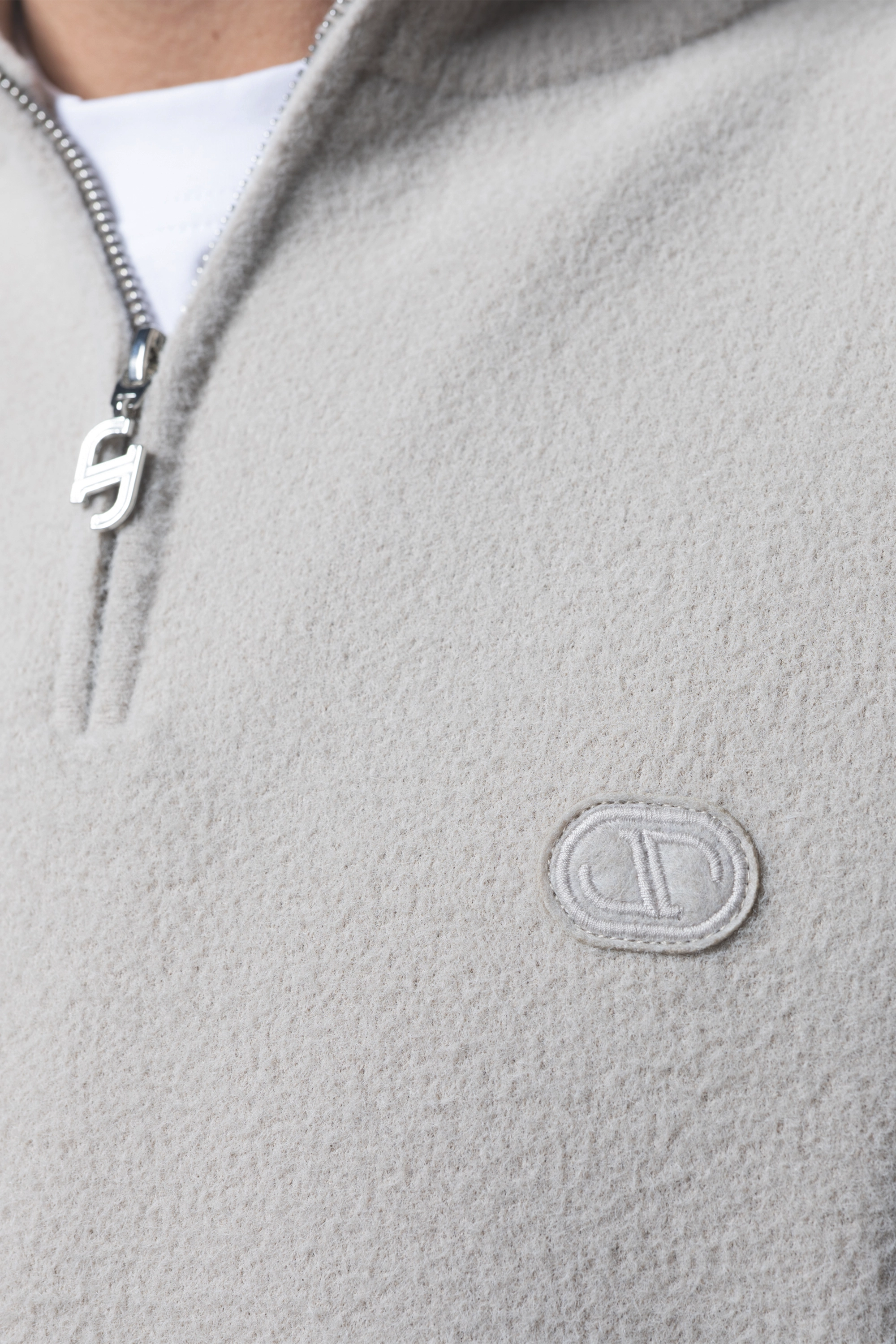 KNIT HALFZIP SWEATER