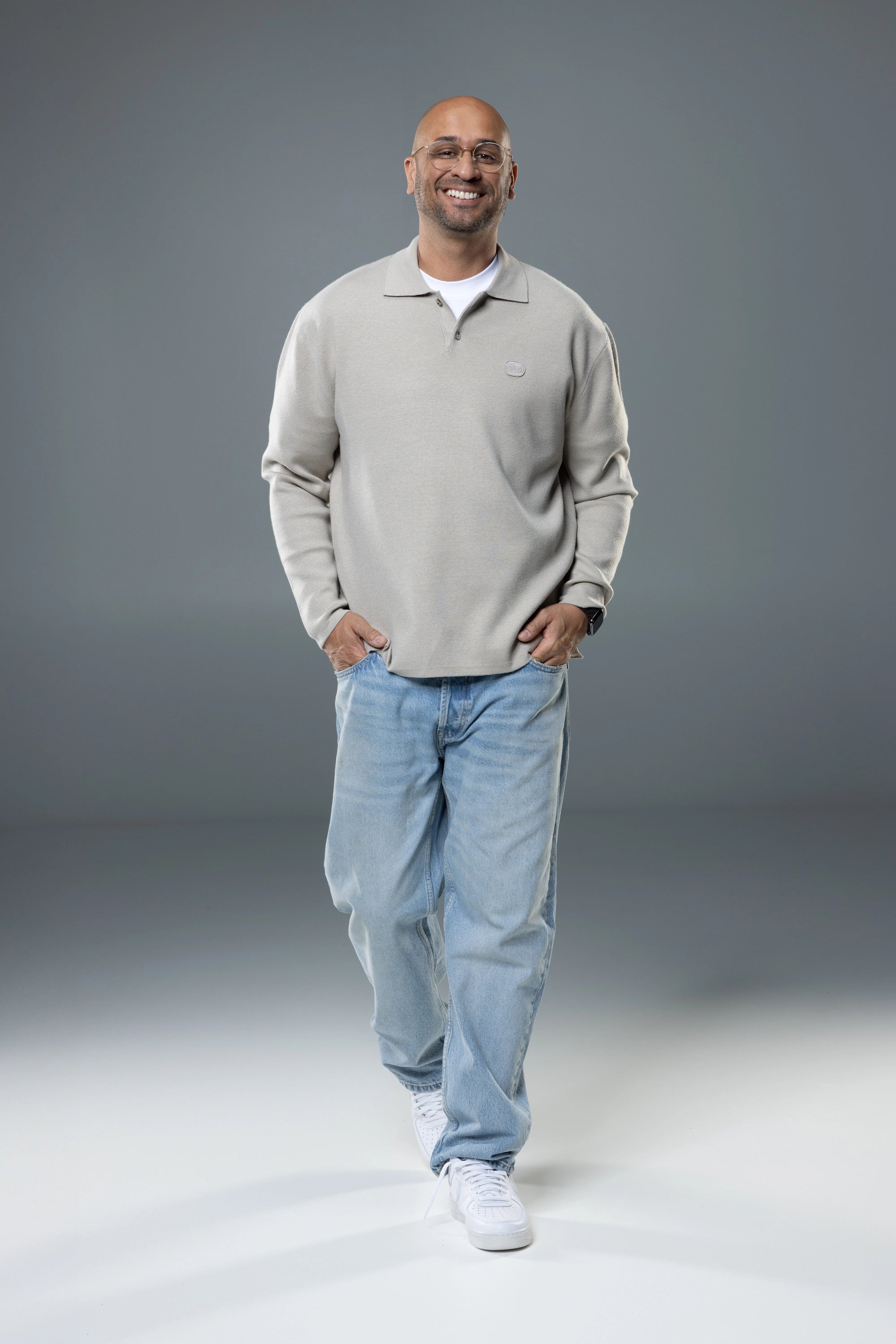 POLO LONGSLEEVE BEIGE