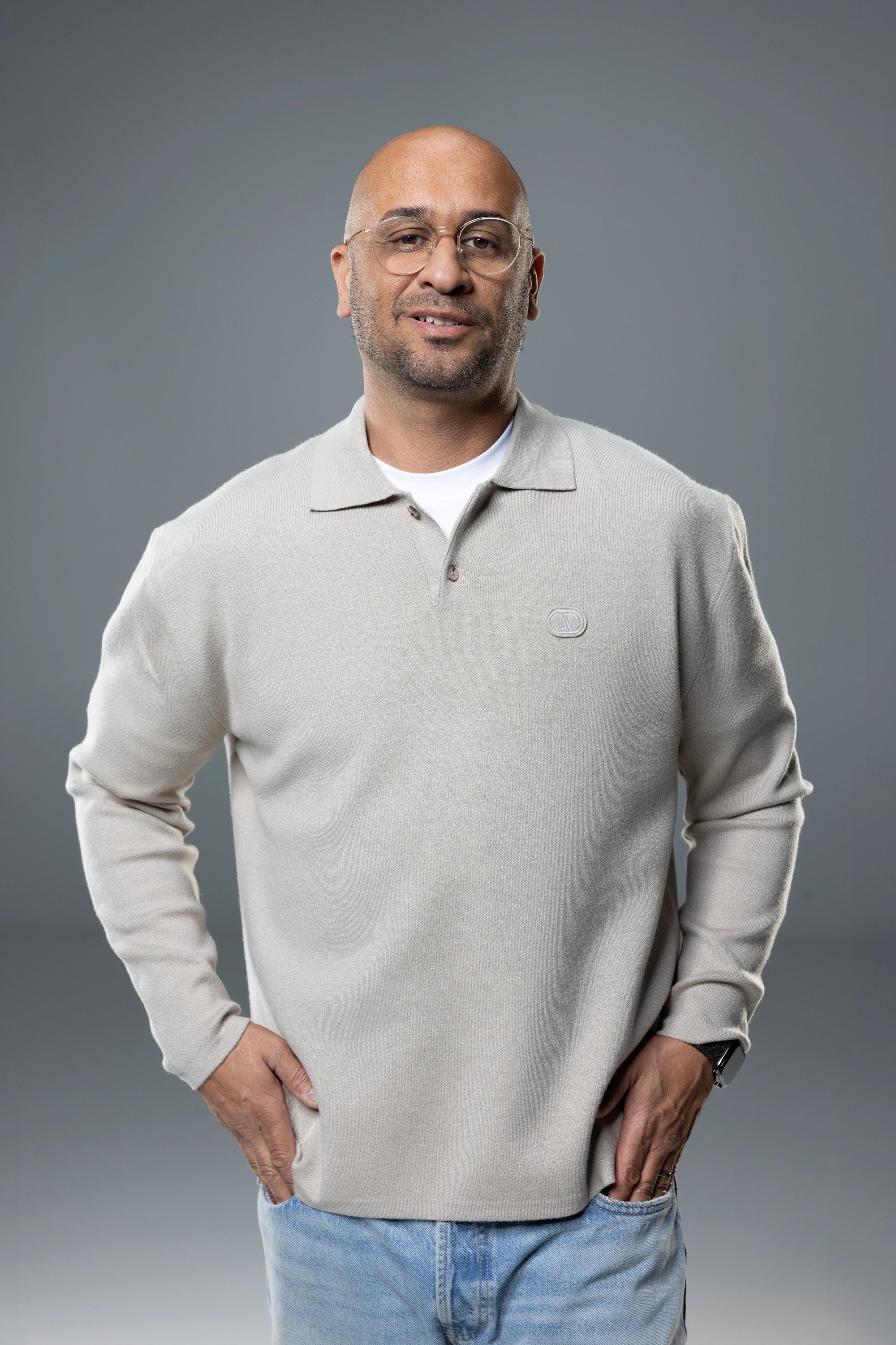 POLO LONGSLEEVE BEIGE