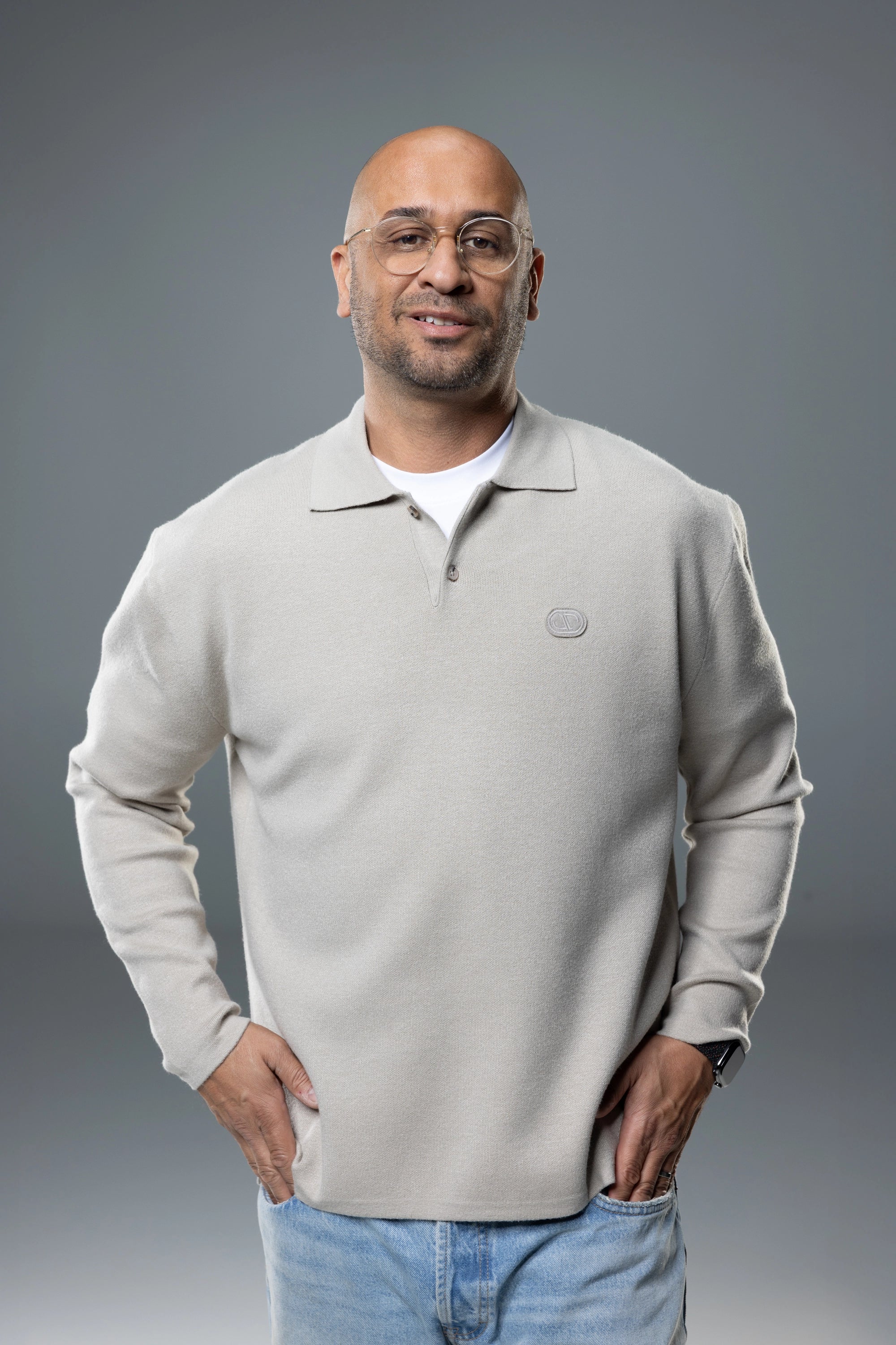 POLO LONGSLEEVE BEIGE