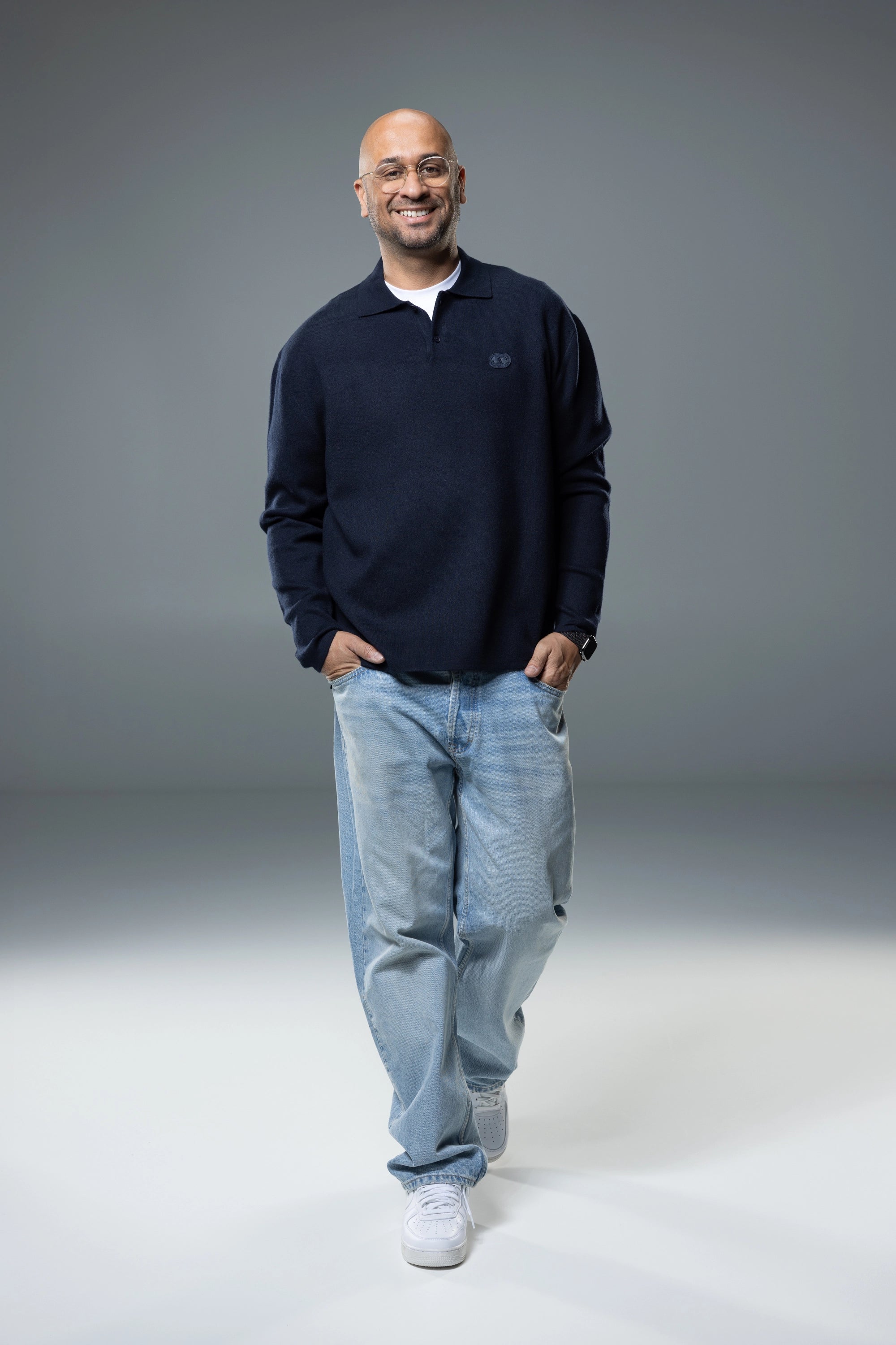 POLO LONGSLEEVE BLUE