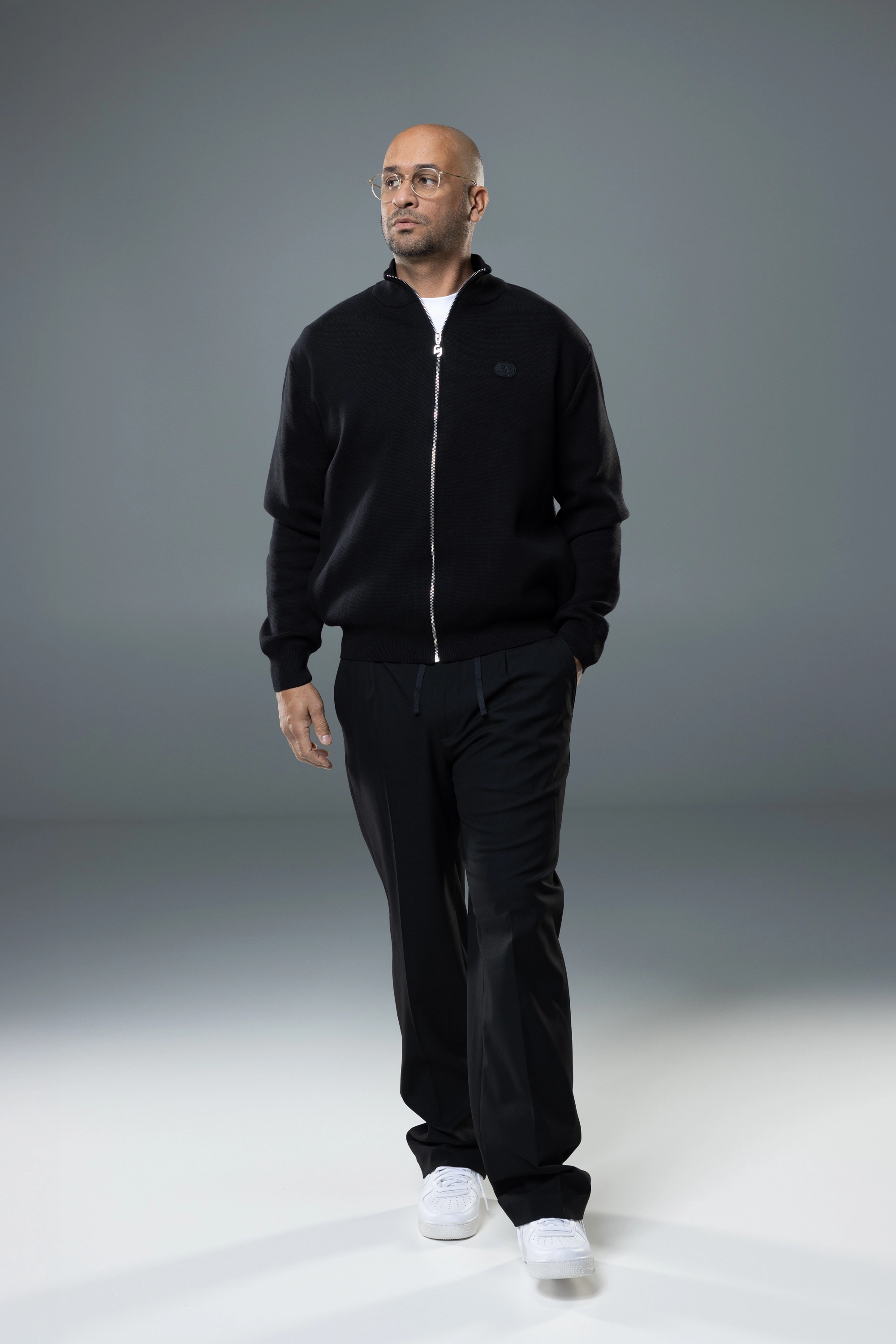 KNIT ZIP-JACKET